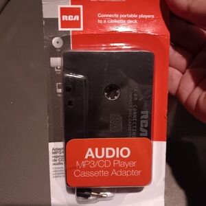 Black MP3/CD Player Cassette Adapter